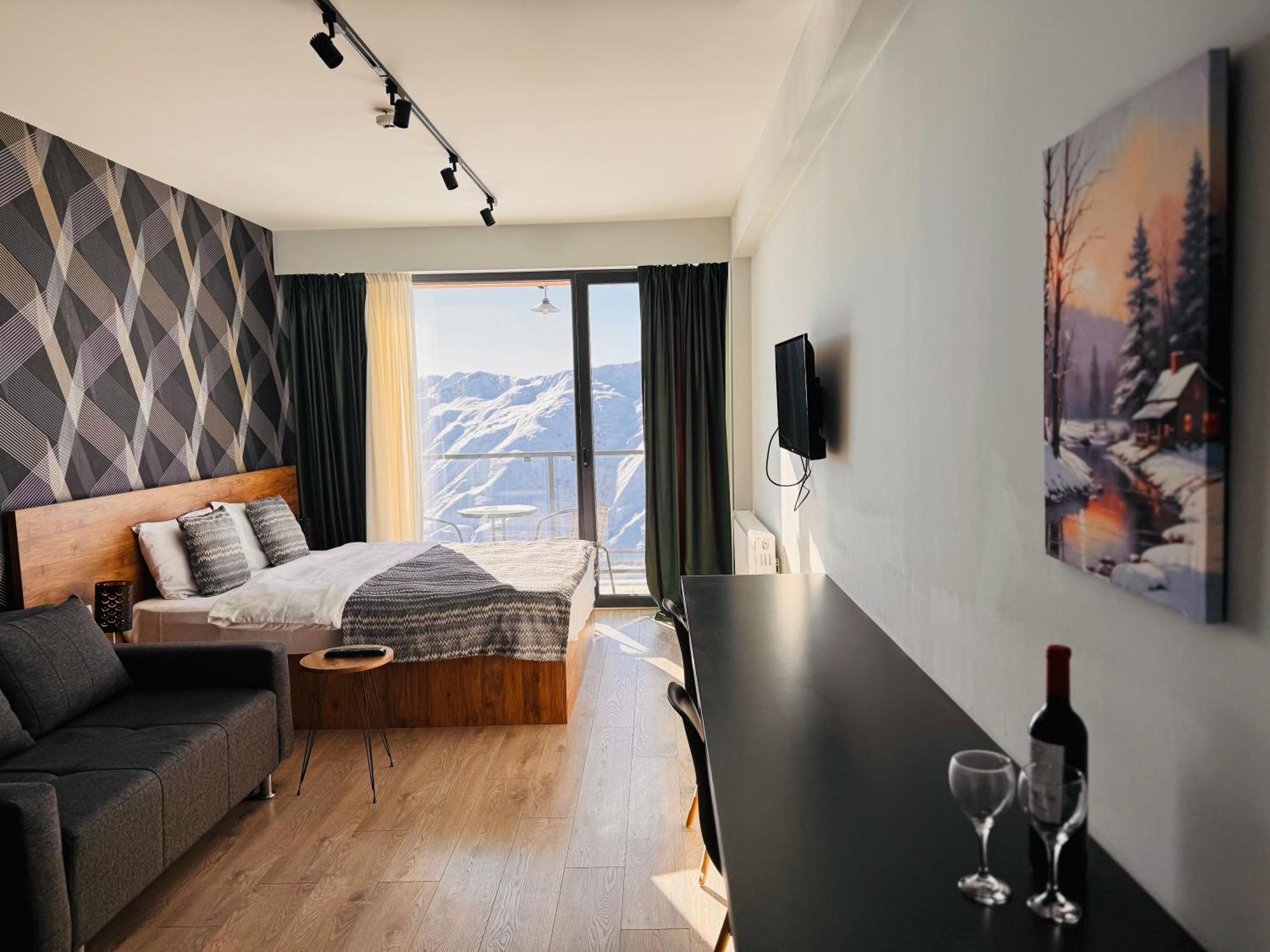 Gudauri Amazing Mountain View Apartment Exterior photo